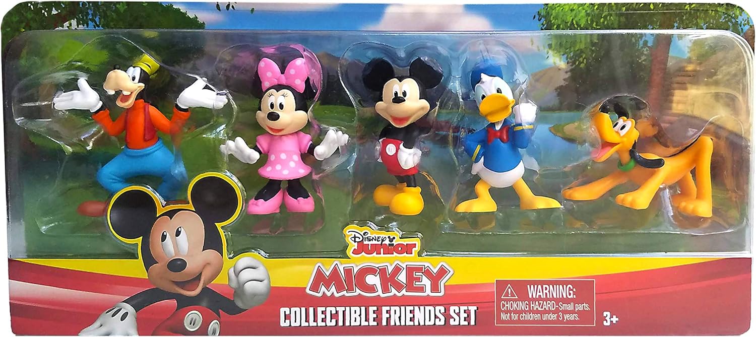Disney Junior Mickey Mouse Collectible Friends Set – 5 Figures Including Mickey, Minnie, Donald, Goofy, and Pluto Disney Junior Mickey Mouse Collectible Friends Set – 5 Figures Including Mickey, Minnie, Donald, Goofy, and Pluto