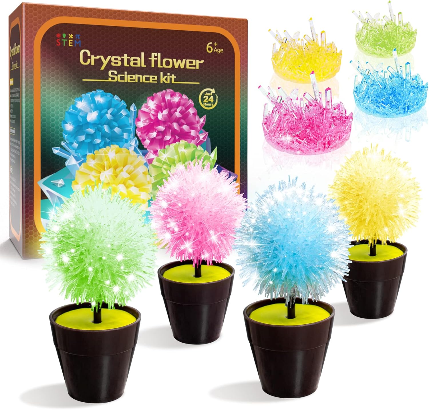 Crystal Growing Kit, STEM Projects for Kids Ages... Crystal Growing Kit, STEM Projects for Kids Ages...