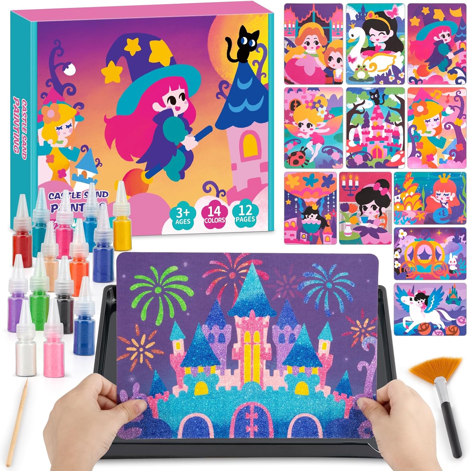 2 in 1 Foil Fun & Sand Art Kits for Kids,... 2 in 1 Foil Fun & Sand Art Kits for Kids,...
