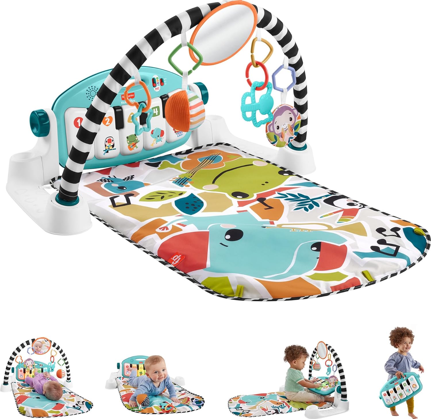 Fisher-Price Baby Playmat Glow and Grow Kick &... Fisher-Price Baby Playmat Glow and Grow Kick &...