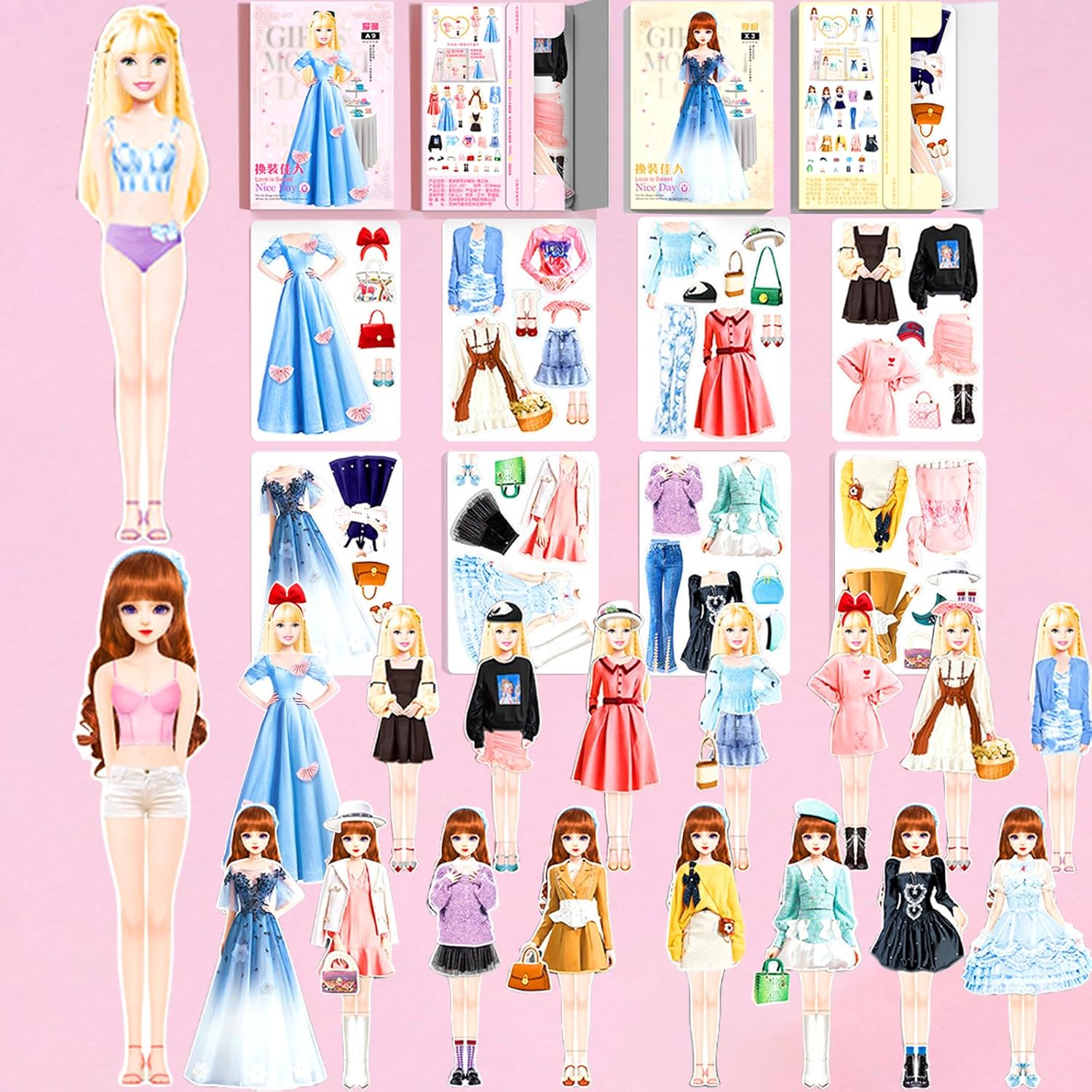 Magnetic Dress Up Dolls, Magnetic Doll Dress Up... Magnetic Dress Up Dolls, Magnetic Doll Dress Up...