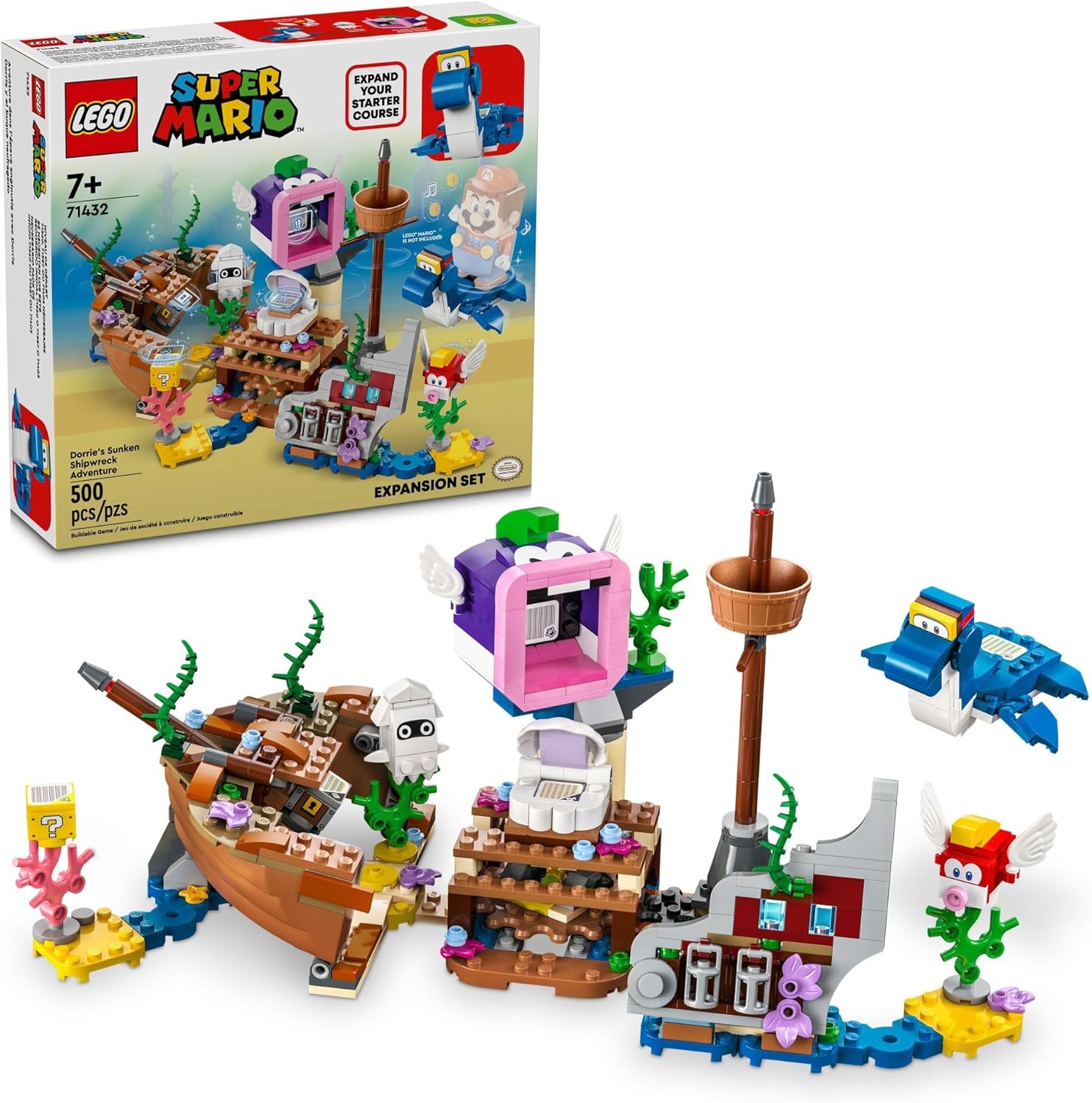 LEGO Super Mario Dorrie’s Sunken Shipwreck... LEGO Super Mario Dorrie’s Sunken Shipwreck...