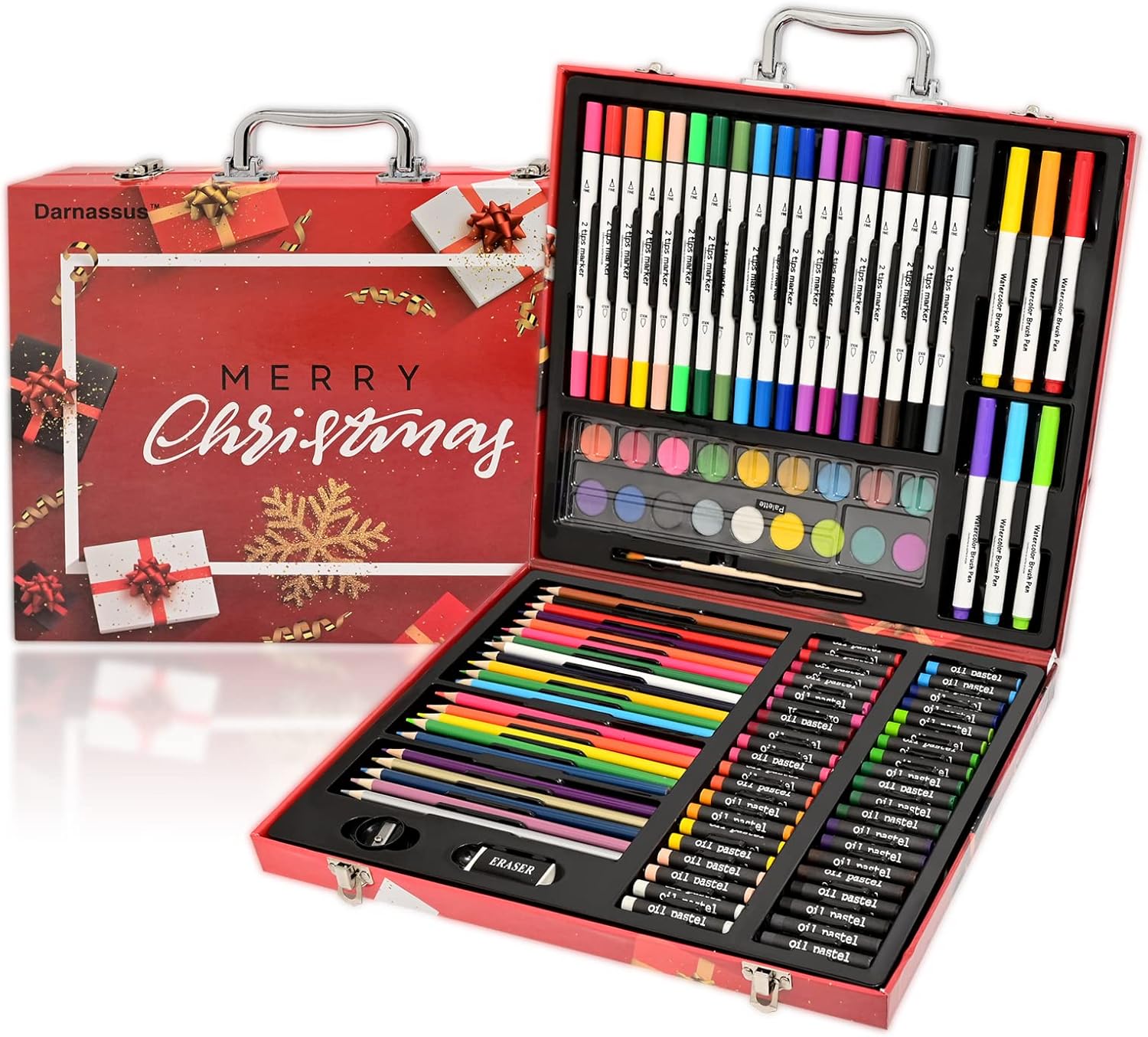 132-Piece Art Set, Deluxe Professional Color Set,... 132-Piece Art Set, Deluxe Professional Color Set,...