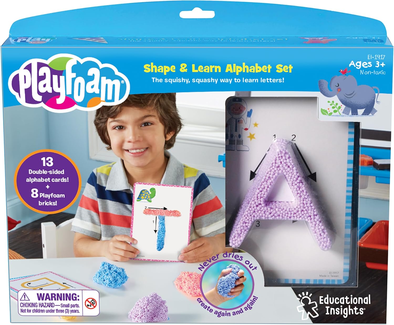 Educational Insights Playfoam Shape & Learn 26 Letter Alphabet Set – Letter Recognition for Preschoolers, ABC Learning for Kids, Sensory Letters for Boys and Girls Ages 3+ Educational Insights Playfoam Shape & Learn 26 Letter Alphabet Set – Letter Recognition for Preschoolers, ABC Learning for Kids, Sensory Letters for Boys and Girls Ages 3+