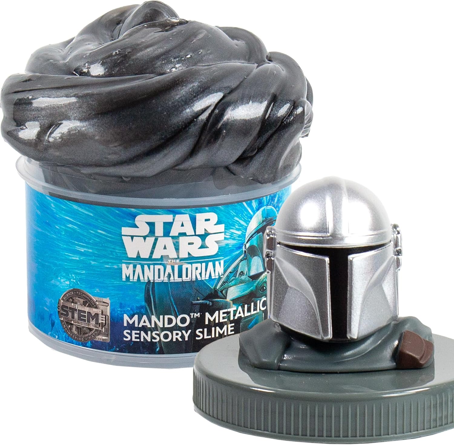 STAR WARS The Mandalorian Metallic Slime, 8oz... STAR WARS The Mandalorian Metallic Slime, 8oz...
