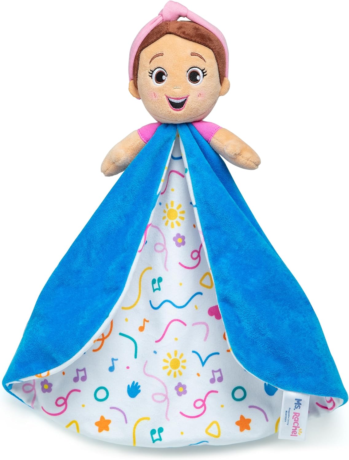 Ms. Rachel Official Huggable Lovey, Double Sided, Machine Washable Security Blankets for Babies Ages 0-1+ Ms. Rachel Official Huggable Lovey, Double Sided, Machine Washable Security Blankets for Babies Ages 0-1+