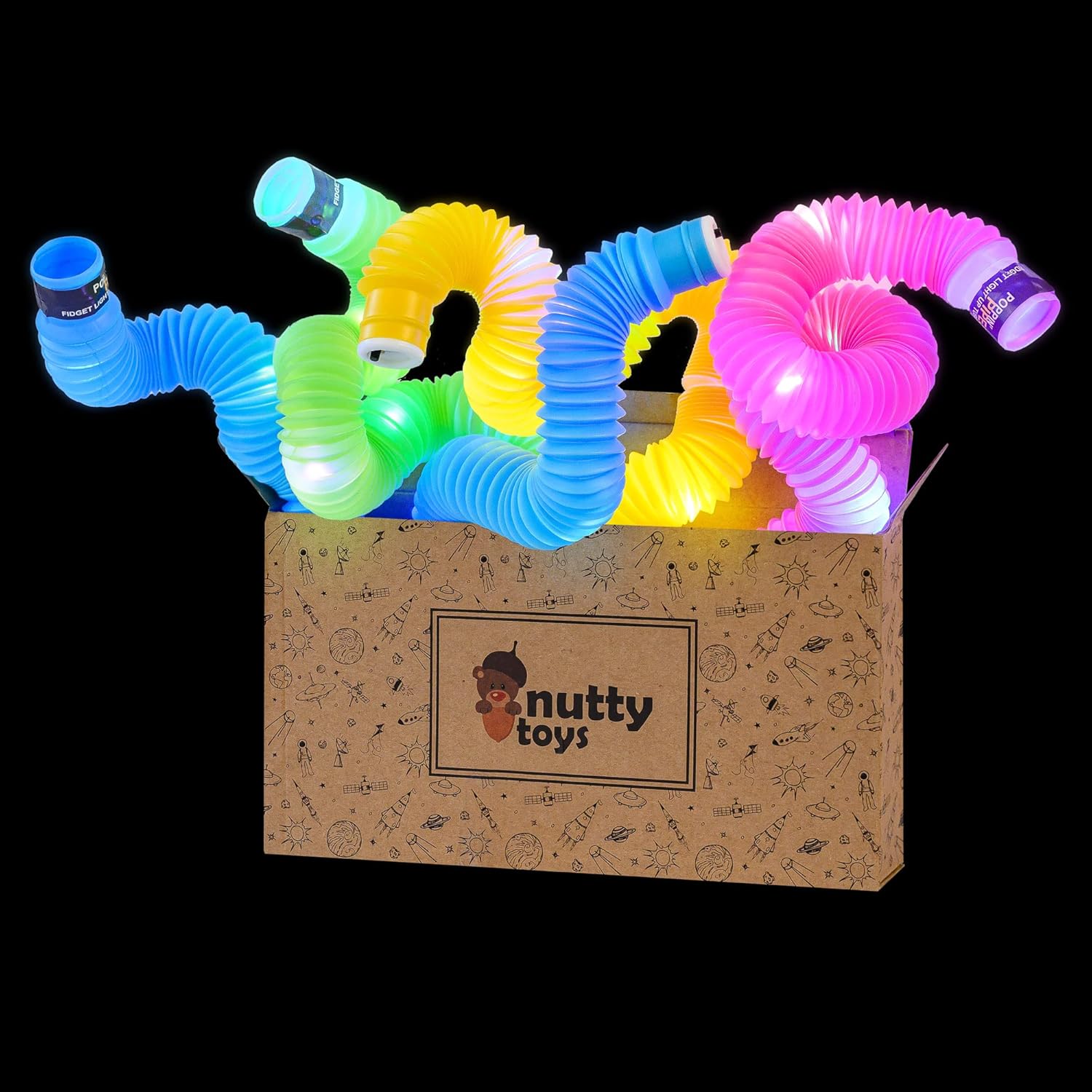 nutty toys Light Up Pop Tubes Sensory Toys –... nutty toys Light Up Pop Tubes Sensory Toys –...