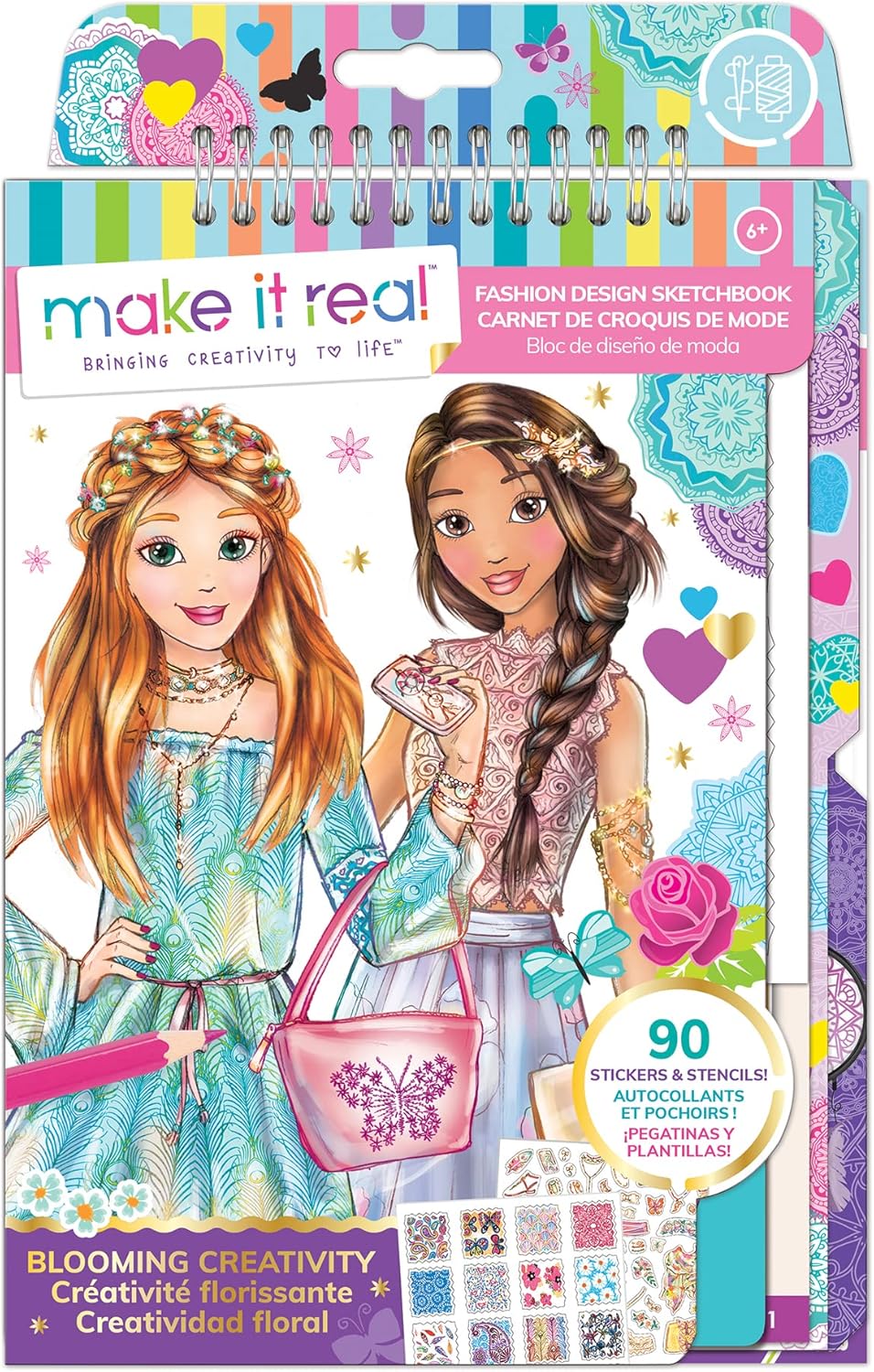 Make It Real Fashion Design Sketchbook Kit for... Make It Real Fashion Design Sketchbook Kit for...