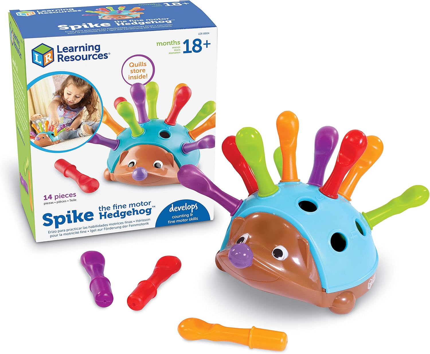 Learning Resources Spike The Fine Motor Hedgehog – Toddler Learning Toys, Fine Motor and Sensory Toys for Kids Ages 18+ Months, Montessori Toys Learning Resources Spike The Fine Motor Hedgehog – Toddler Learning Toys, Fine Motor and Sensory Toys for Kids Ages 18+ Months, Montessori Toys