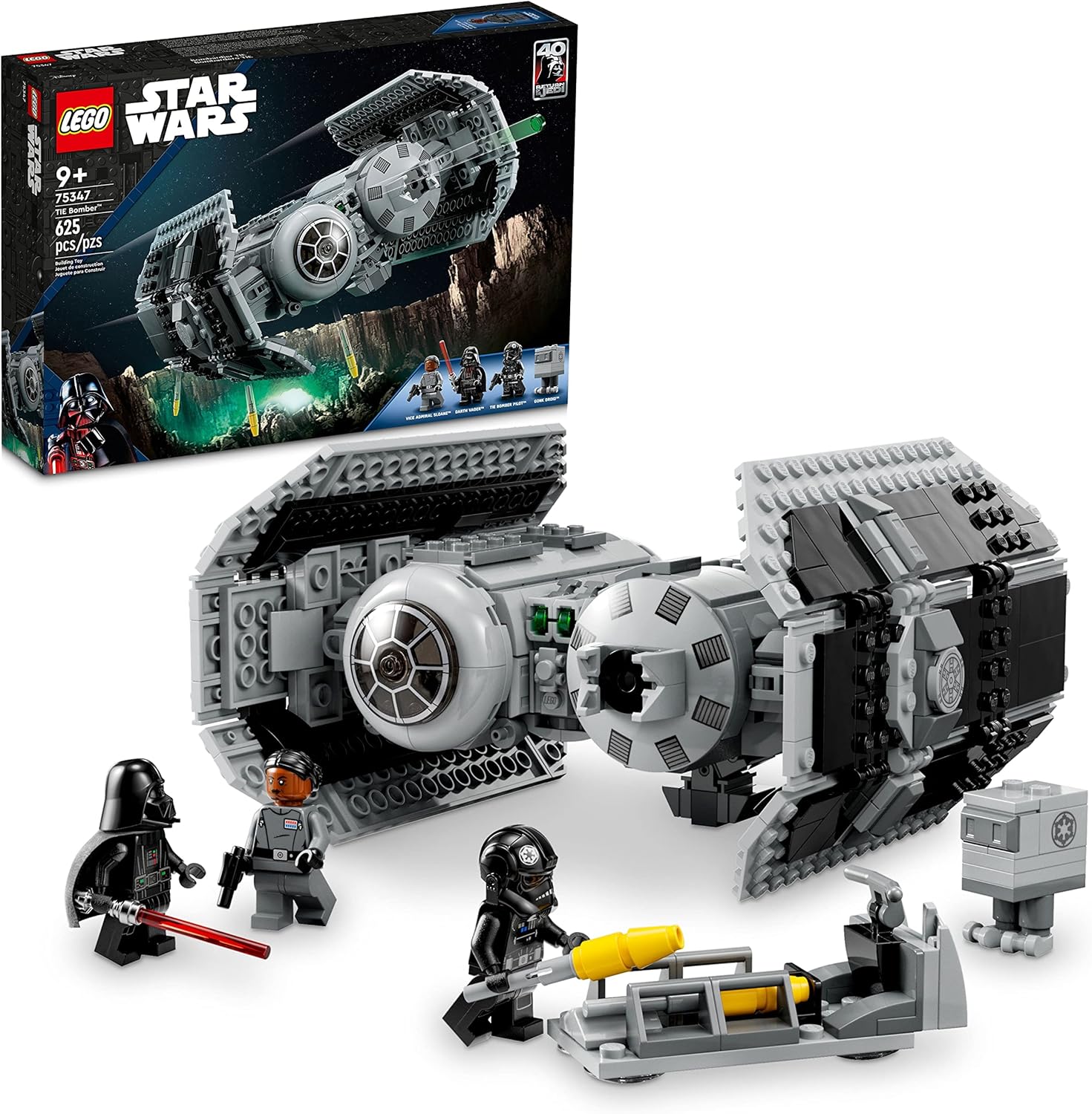 LEGO Star Wars TIE Bomber Model Building Kit,... LEGO Star Wars TIE Bomber Model Building Kit,...