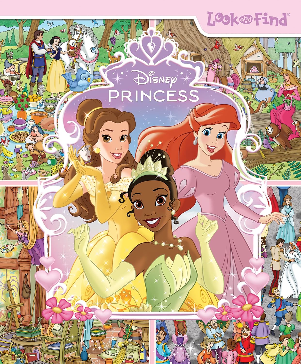 Disney Princess Cinderella, Tangled, Aladdin and More!- Look and Find Activity Book – PI Kids Disney Princess Cinderella, Tangled, Aladdin and More!- Look and Find Activity Book – PI Kids