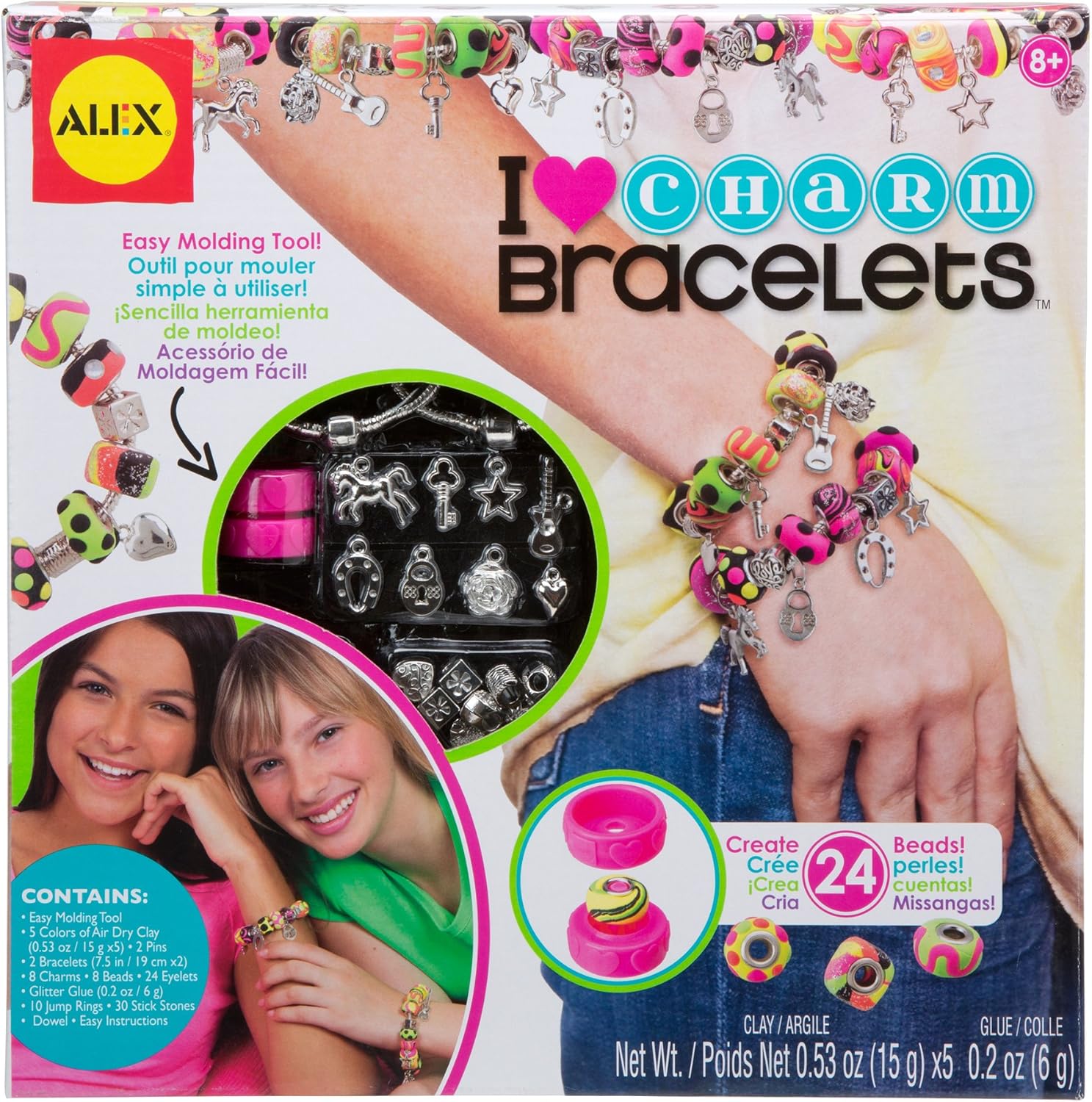ALEX Toys DIY Wear I Heart Charm Bracelets Kids... ALEX Toys DIY Wear I Heart Charm Bracelets Kids...