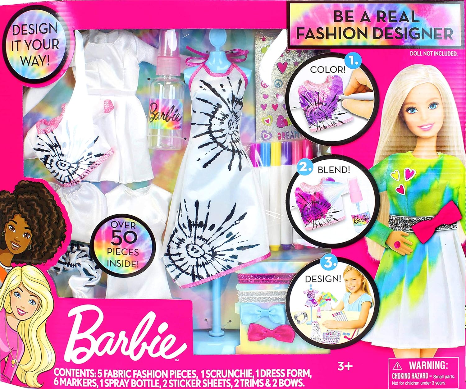 Barbie Tie-Dye Be A Real Fashion Designer Barbie Tie-Dye Be A Real Fashion Designer