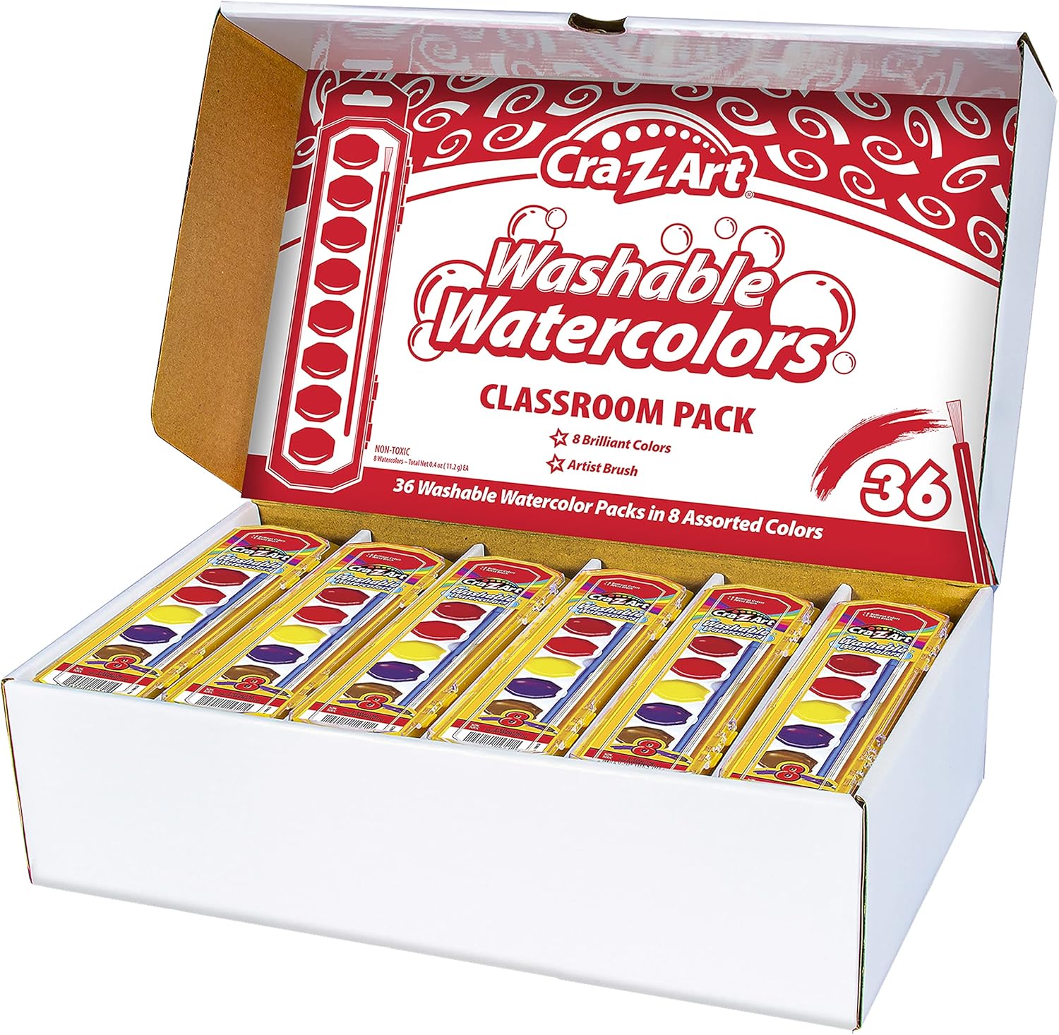 Cra-Z-Art Washable Watercolor 8 Color Paint Sets... Cra-Z-Art Washable Watercolor 8 Color Paint Sets...