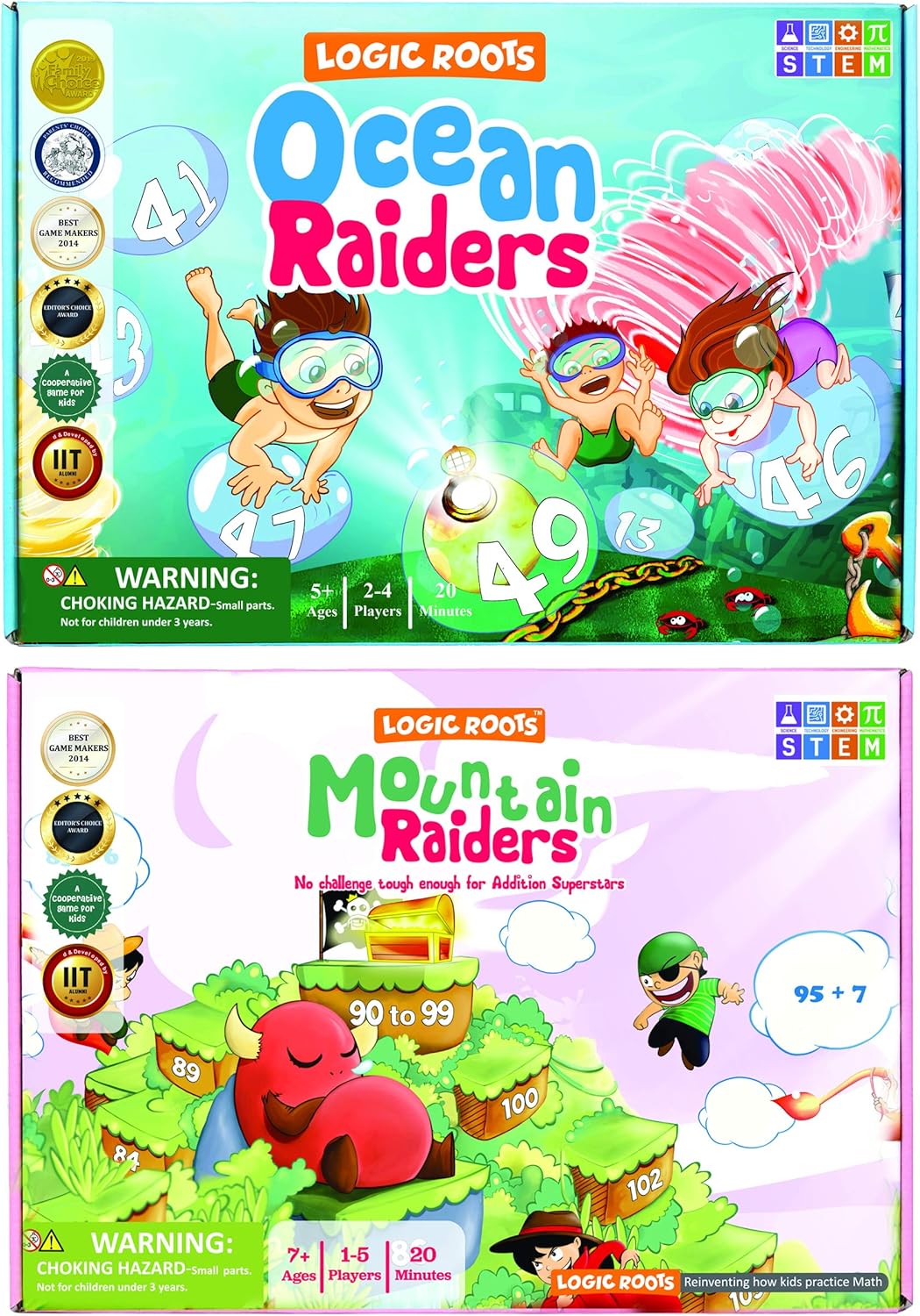 Addition Games – Pack of 2, Mountain Raiders... Addition Games – Pack of 2, Mountain Raiders...