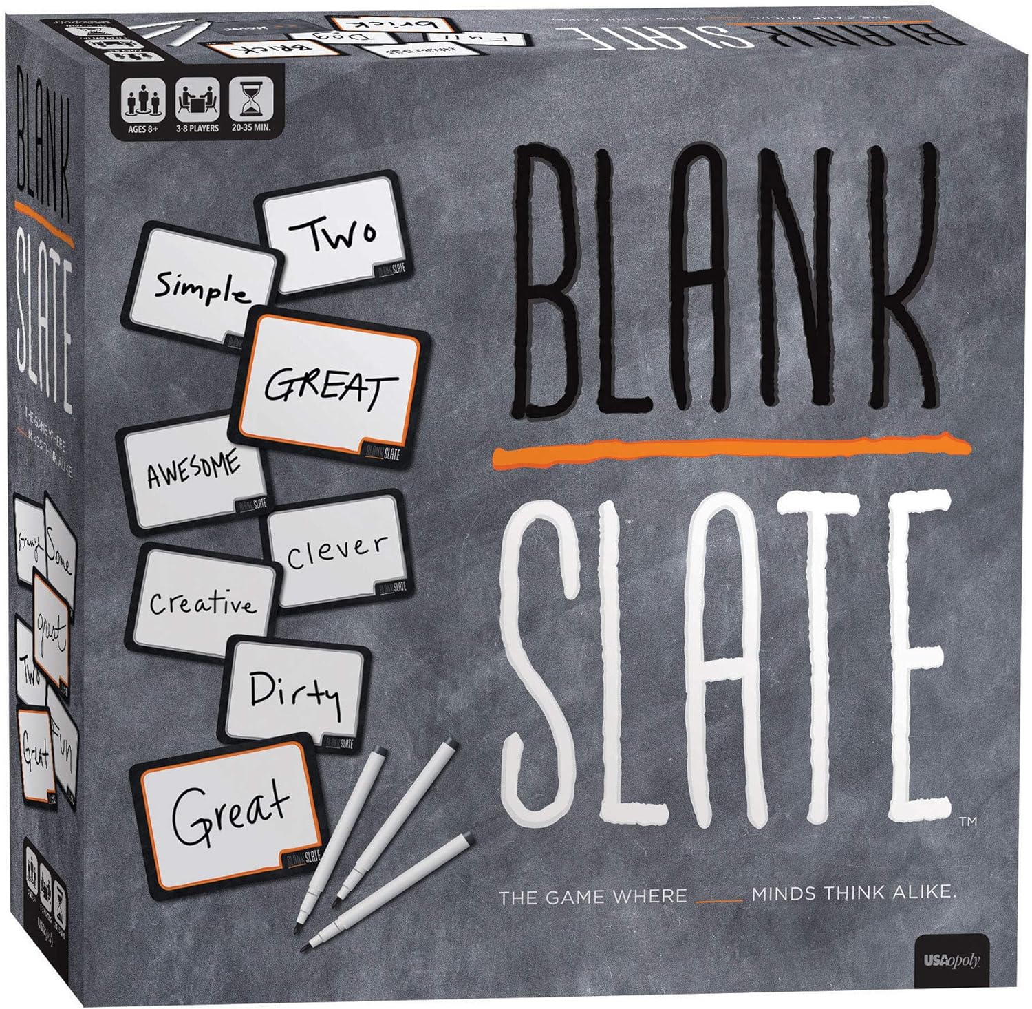 BLANK SLATE, The Game Where Great Minds Think... BLANK SLATE, The Game Where Great Minds Think...