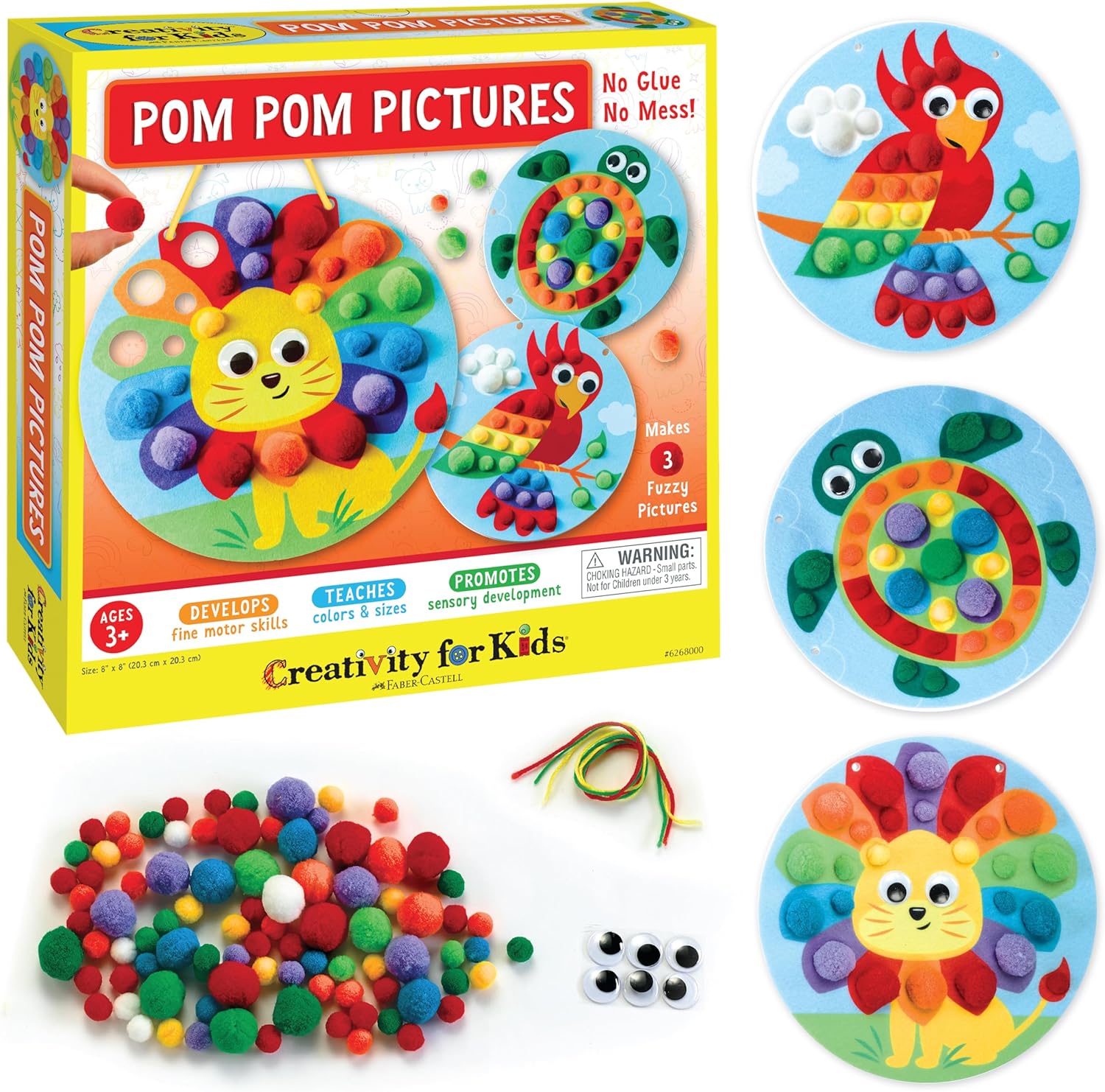 Creativity for Kids Pom Pom Pictures: Animals... Creativity for Kids Pom Pom Pictures: Animals...
