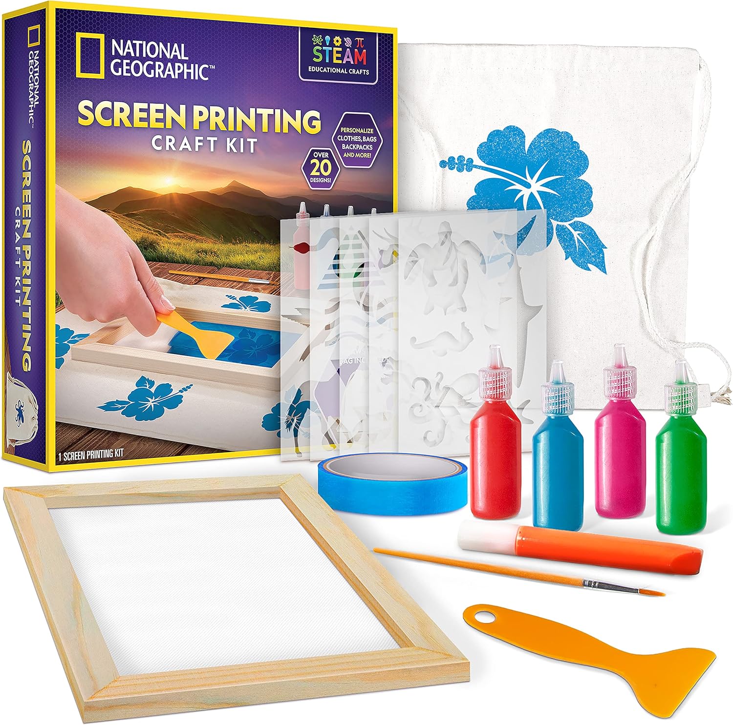 National Geographic Kids Screen Printing Kit –... National Geographic Kids Screen Printing Kit –...