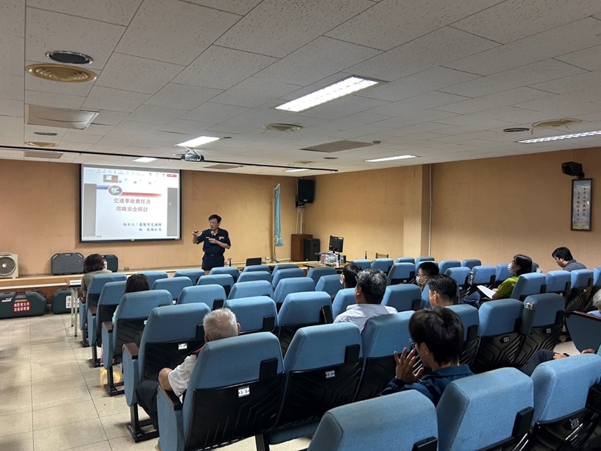 協和電廠交安研習  交警應邀宣導交安 7 一 14
