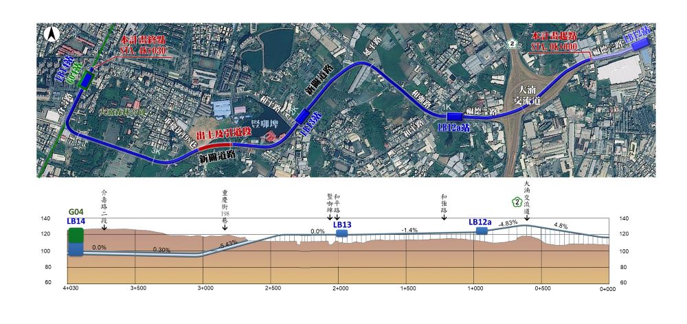 捷運三鶯線延伸八德段綜規報告過關 力拼2026動工 3 《圖說》三鶯線延伸桃園八德段路線圖。〈捷運局提供〉