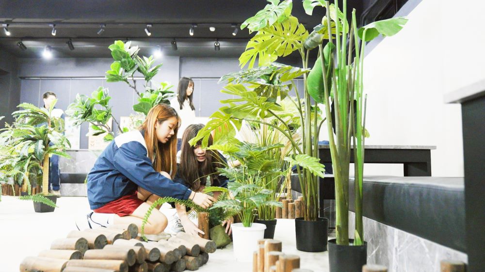 新北技職雙美未計畫再前進 打造人才基地2030前投入億元 1 《圖說》淡水商工園藝科改造閒置空間成為園藝療癒圖書館。〈教育局提供〉