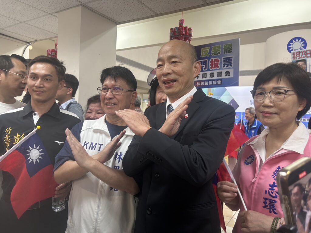 韓國瑜情義相挺林思銘 呼籲新竹鄉親823反惡罷、挺公投 2 114081821