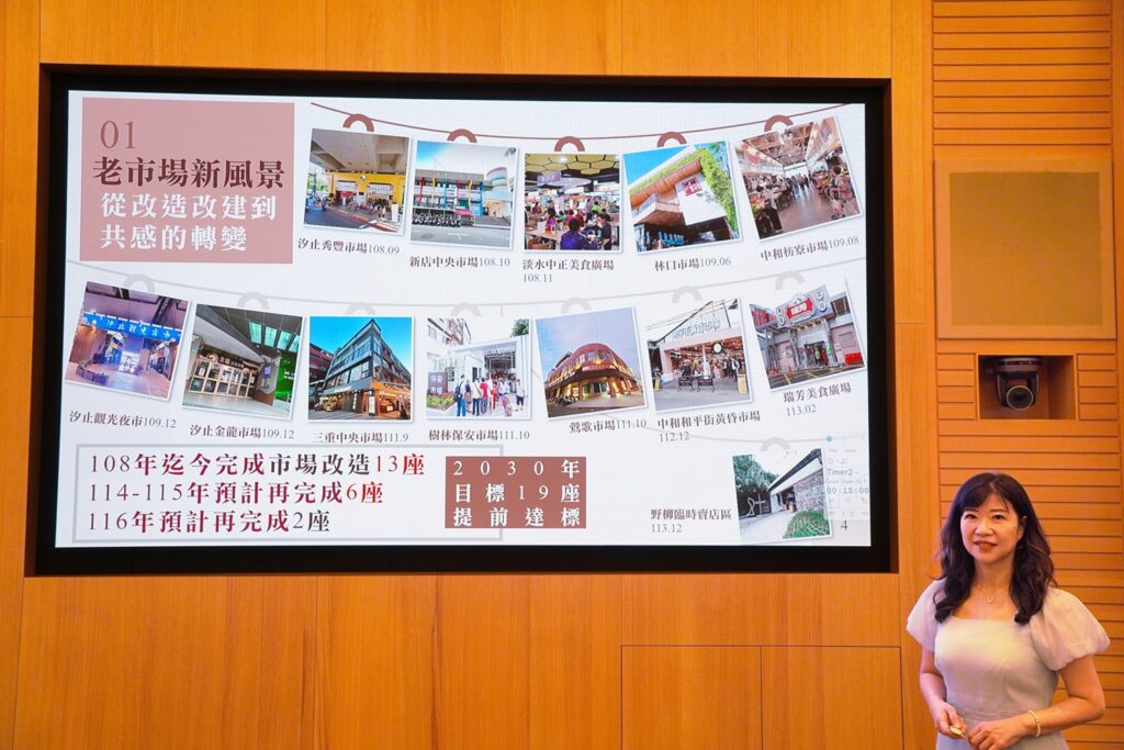 侯友宜:市場不只是買菜的地方,也是生活的舞臺 6 %E6%96%B0%E5%8C%97%E7%B6%93%E7%99%BC%E5%B1%80%E9%95%B7%E7%9B%9B%E7%AD%B1%E8%93%89%E4%BB%A5%E3%80%8C%E5%9C%A8%E5%9C%B0%E5%91%B3 %E6%96%B0%E9%A2%A8%E6%99%AF %E5%B8%82%E5%A0%B4%E4%B8%8D%E5%8F%AA%E6%98%AF%E8%B2%B7%E8%8F%9C%E7%9A%84%E5%9C%B0%E6%96%B9%EF%BC%8C%E4%B9%9F%E6%98%AF%E7%94%9F%E6%B4%BB%E7%9A%84%E8%88%9E%E8%87%BA%E3%80%8D%E7%82%BA%E4%B8%BB%E9%A1%8C%E9%80%B2%E8%A1%8C%E5%B0%88%E9%A1%8C%E5%A0%B1%E5%91%8A%EF%BC%8C%E8%AA%AA%E6%98%8E7%E5%B9%B4%E4%BE%86%E6%96%B0%E5%8C%97%E5%B8%82%E5%A0%B4%E6%94%B9%E5%BB%BA%E6%94%B9%E9%80%A0%E6%8E%A8%E5%8B%95%E6%88%90%E6%9E%9C