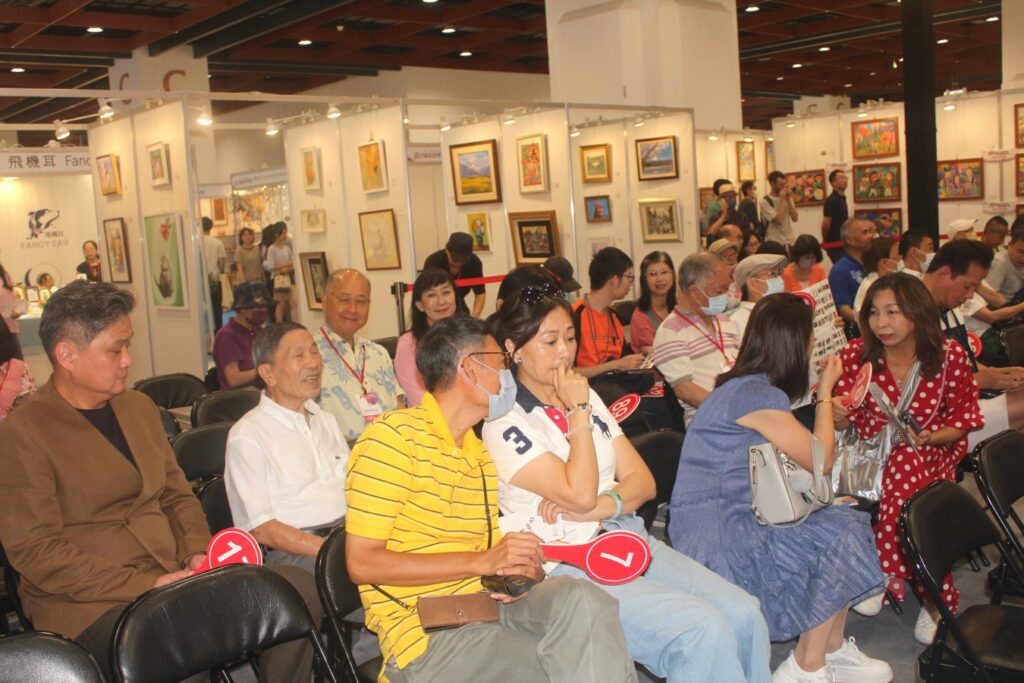 第十屆台灣藝術博覽會熱力登場-呂阿福《富士春曉》拍出全場最高價 3 395169