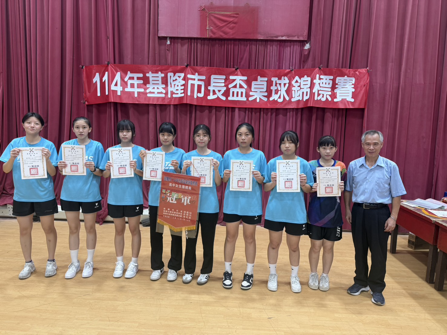 市長盃桌球錦標賽 二信高中包辦高男高女雙料冠軍 1 S 13598734