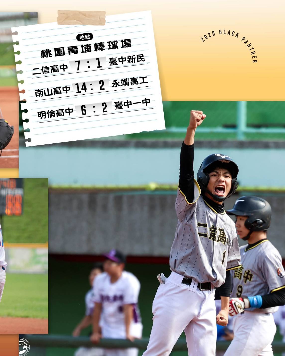 第十三屆黑豹旗開戰 二信高中7:1首勝新民高中取得晉級 9 881651