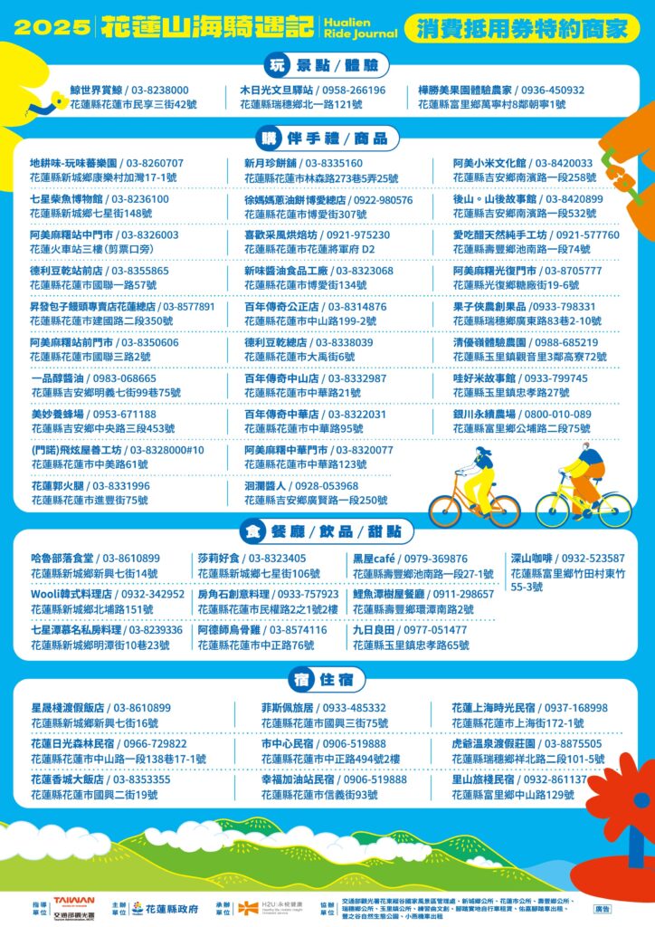 自行車尋寶為觀光復甦注入創新活力 花蓮縣政府攜手H2U永悅健康「健行筆記」暢玩花蓮山海騎遇記 40 %E5%9C%962 %E7%89%B9%E7%B4%84%E5%BA%97%E5%AE%B6%E7%B8%BD%E8%A6%BD%E8%AA%AA%E6%98%8E 1 724x1024 1