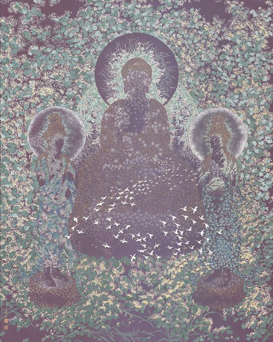 華嚴光華.膠彩新境──陳俊吉《華藏嚴飾》當代佛畫創作展隆重登場 15 %E8%8F%AF%E8%97%8F%E8%88%87%E5%BD%8C%E9%99%80%E6%B7%A8%E5%9C%9F%E8%AA%AA%E6%B3%95 30%E8%99%9F 2024%E5%B9%B4