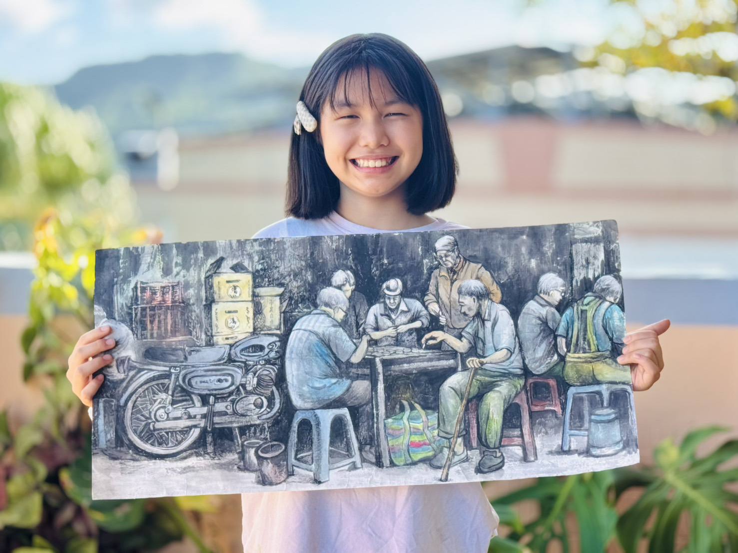 東信國小黃祺芮開心創作水墨畫 進軍全國美展奪佳作 17 591483032 817370587737886 4507660702316998456 n