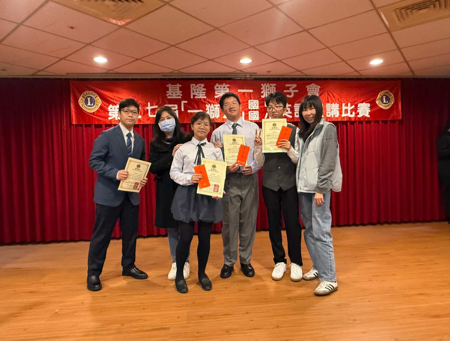 基隆一獅盃英語演講比賽二信國中部表現亮眼梁永昰蟬聯第一 4 S 34553867