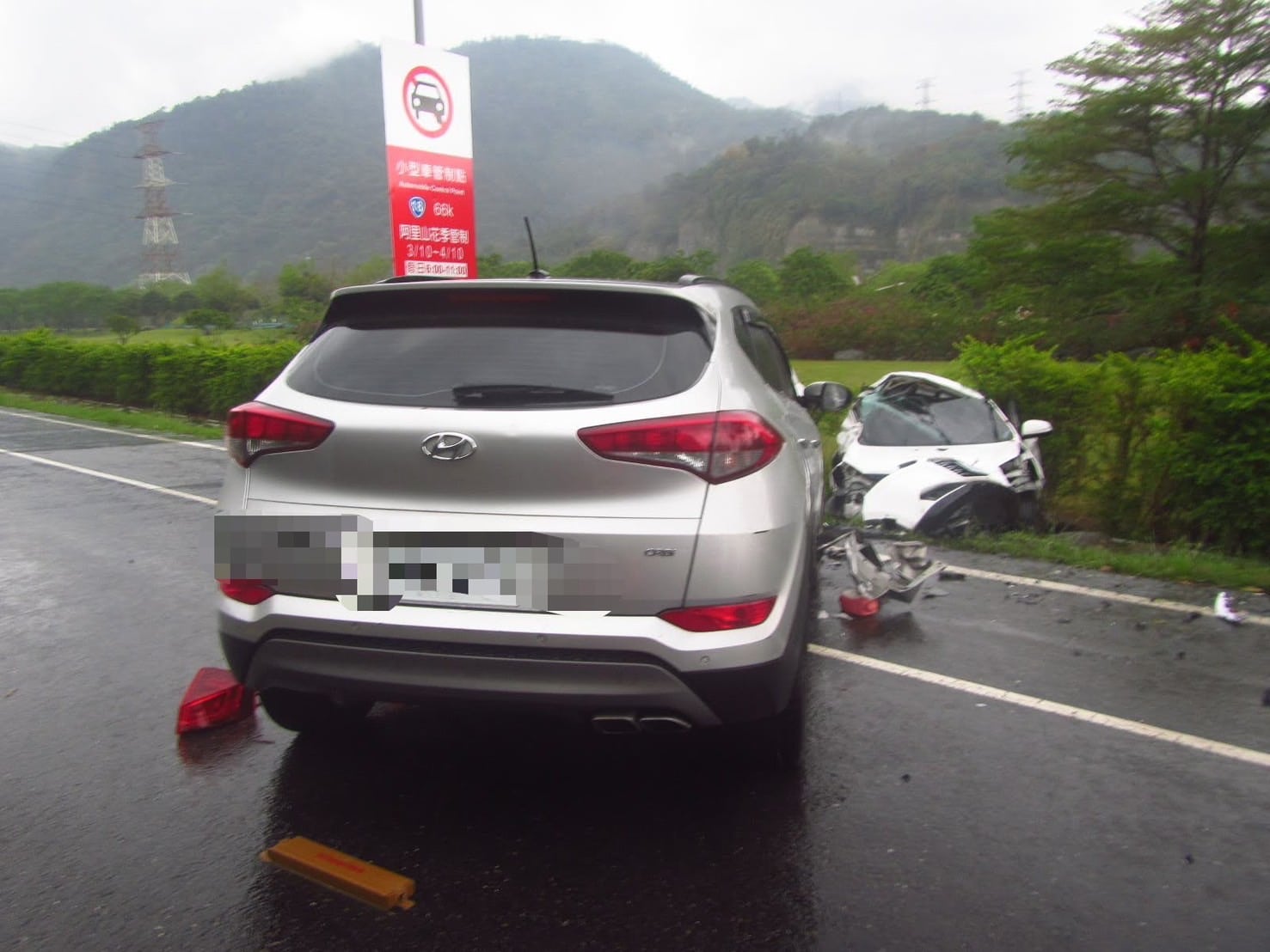 中埔警呼籲天雨路滑 駕駛朋友請減速慢行 注意行車交通安全 中埔警呼籲天雨路滑 駕駛朋友請減速慢行 注意行車交通安全