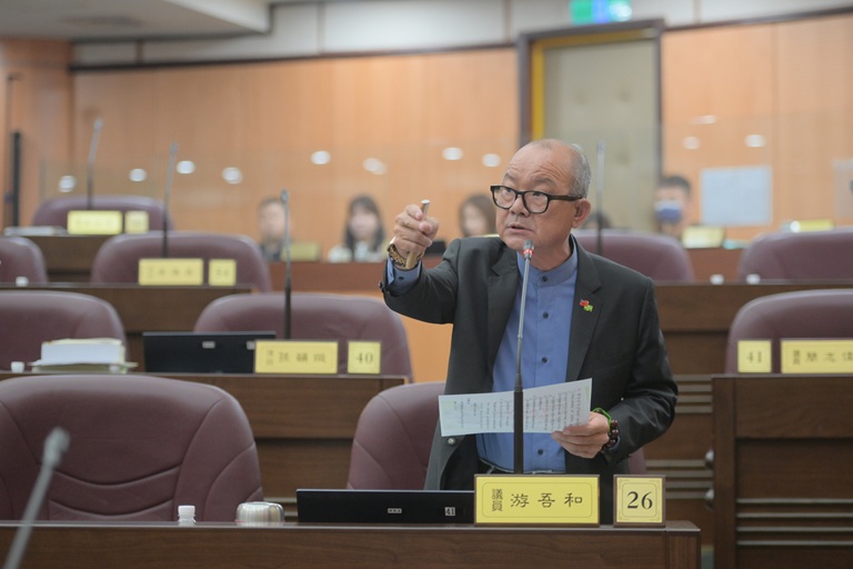 交通建設與航空城安置待改善 市議員游吾和建議市府加速推動 交通建設與航空城安置待改善 市議員游吾和建議市府加速推動