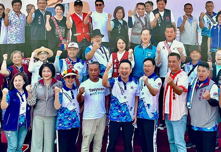 原民運動凝聚文化傳承力量 蘇俊賓勉桃園挑戰全原運六連霸 原民運動凝聚文化傳承力量 蘇俊賓勉桃園挑戰全原運六連霸