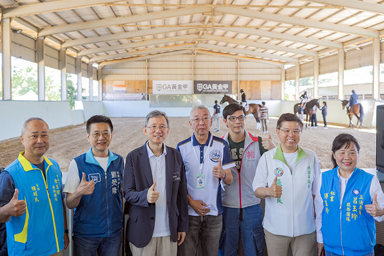 國際馬術交流賽登場促運動外交 王明鉅盼育人才厚植競技實力量 國際馬術交流賽登場促運動外交 王明鉅盼育人才厚植競技實力量
