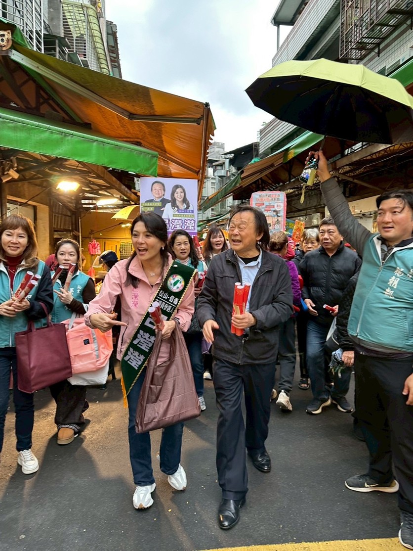 IN觀點/「堅系」聯手震撼松信!王世堅唯一支持呂瀅瀅 師徒聯手拚關鍵一席 圖/呂瀅瀅競選服務處提供