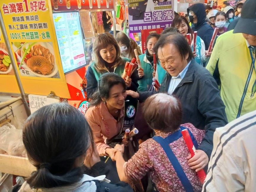 IN觀點/「堅系」聯手震撼松信!王世堅唯一支持呂瀅瀅 師徒聯手拚關鍵一席 圖/呂瀅瀅競選服務處提供