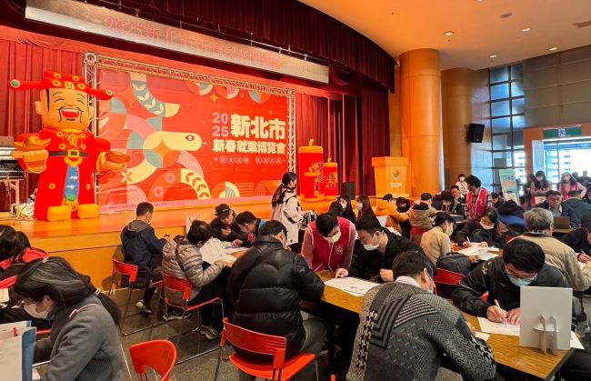 54廠商1500職缺 新北3/3新春就博會薪資吸睛 11 《圖說》新春就博會提供年後轉職者媒合平台。〈勞工局提供〉