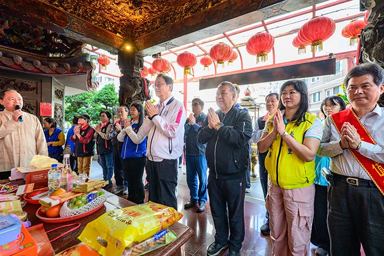 長德祠福德正神聖誕弘揚信仰 張善政出席肯定公益回饋地方 長德祠福德正神聖誕弘揚信仰 張善政出席肯定公益回饋地方