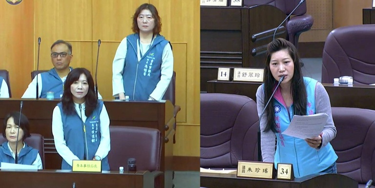 基層薪資、移工管理與青年空間成焦點 朱珍瑤議員關切工作報告籲強化落實 基層薪資、移工管理與青年空間成焦點 朱珍瑤議員關切工作報告籲強化落實