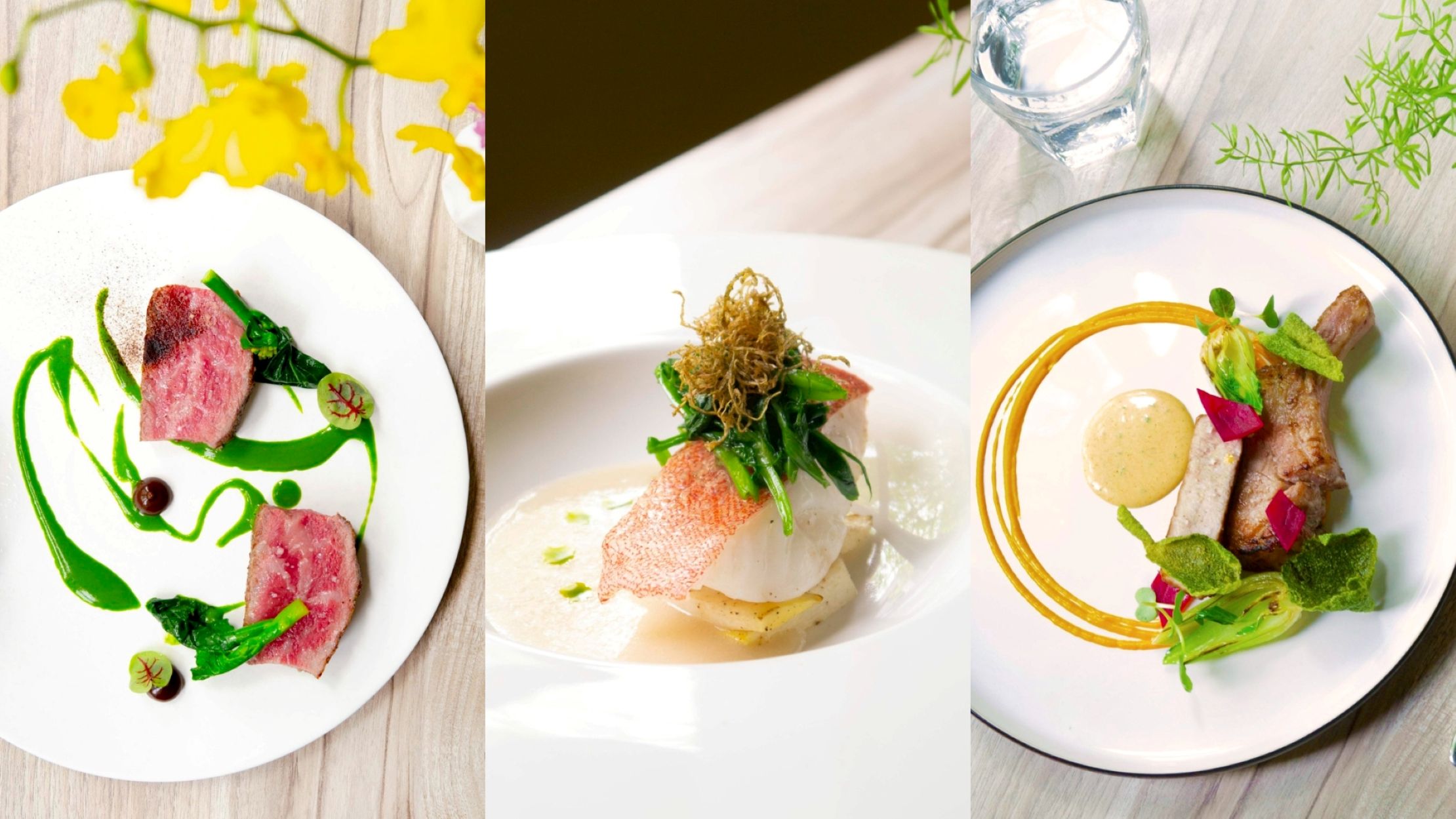 林采緹也慕名朝聖 走進歷史建築「宜蘭愛法餐廳」當東方樂章遇見法式饗宴 2 ▲主廚戴豪均是宜蘭子弟,以法式工藝演繹在地飲食文化,嚴選台灣當令食材,將土地滋味凝縮在每一道菜餚之中。(圖/愛法餐廳 I‑France 提供)