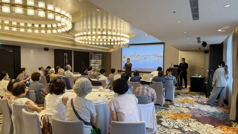 Uniworld寰宇精品河輪2026新品發表 萊茵傳奇再現 隆河浪漫花語 2 ▲此次在北部舉辦說明發表會,許多賓客詢問相當踴躍。