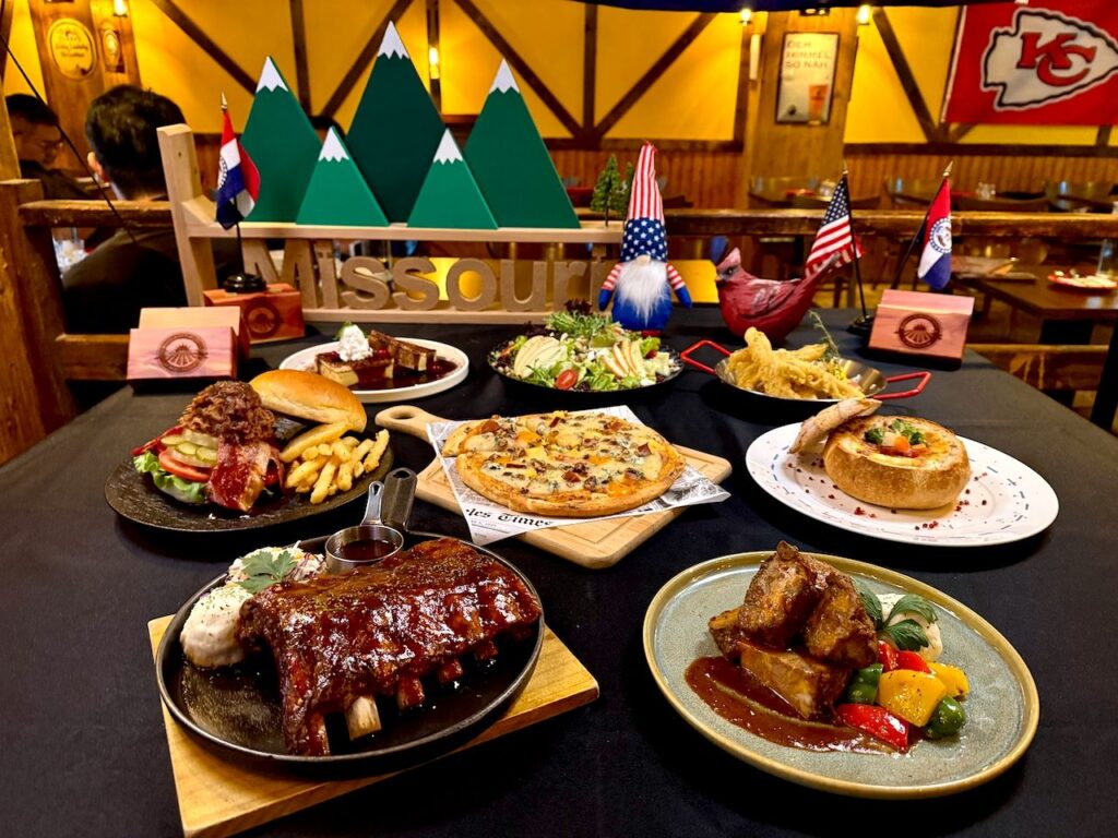 台北也能吃到道地美式煙燻風味!ABV美式餐酒館推出「密蘇里八道招牌料理」 ABV美式餐酒館推出「密蘇里主題菜單」八道經典美式料理與精釀啤酒共譜中西部風味。(圖/ABV 美式餐酒館 提供)