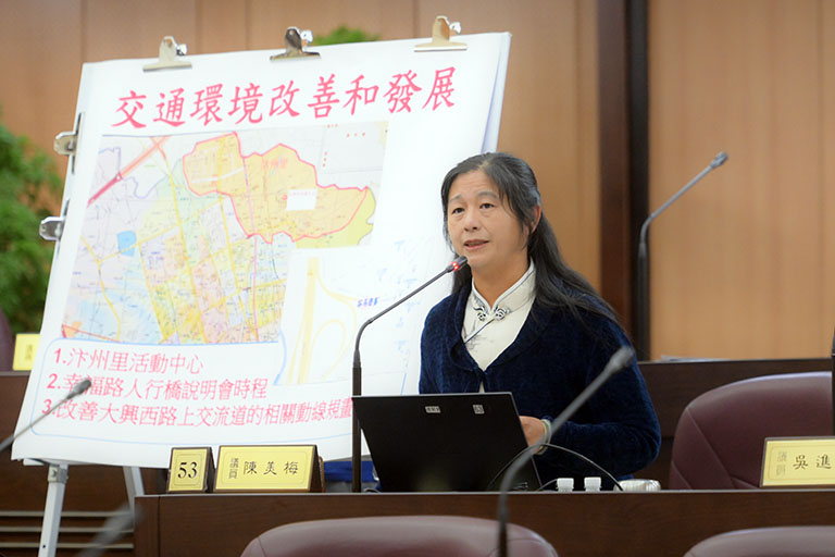 以市民需求為優先 陳美梅議員促改善交通與加速市場重建 以市民需求為優先 陳美梅議員促改善交通與加速市場重建