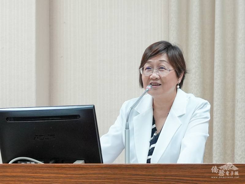 僑委會赴立院備詢 徐佳青:有限資源深化僑臺聯繫聚全球僑力 僑委會赴立院備詢 徐佳青:有限資源深化僑臺聯繫聚全球僑力
