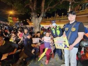 保安宮天公生湧人潮 新城警交整兼宣導守護平安 21 1772011211560