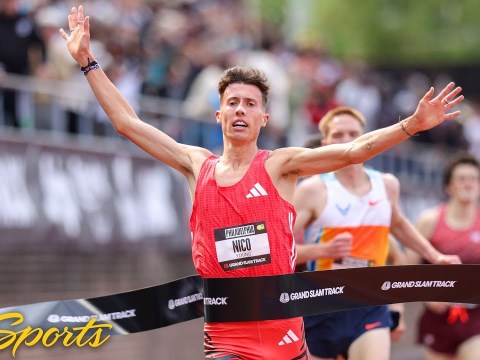 Nico Young CRUSHES Grand Slam Track debut with men's 3000m victory | NBC Sports Nico Young CRUSHES Grand Slam Track debut with men's 3000m victory | NBC Sports